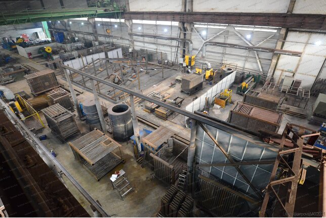 Газовый котел 400 кВт производство