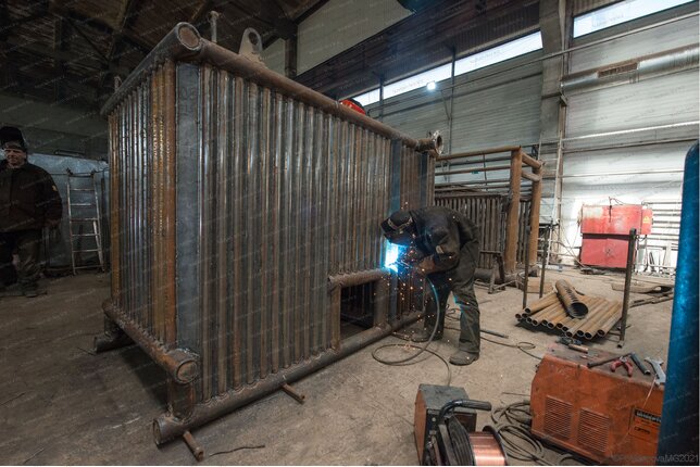 Изготовление водогрейного котла КВм 1 МВт