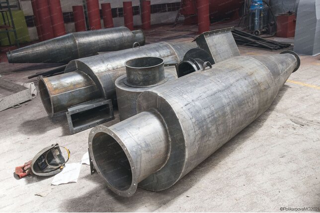 Изготовление промышленных циклонов ЦН 15 300 2УП