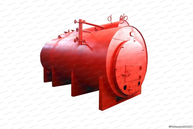 Котел паровой 1200 кг 115 С на дровах