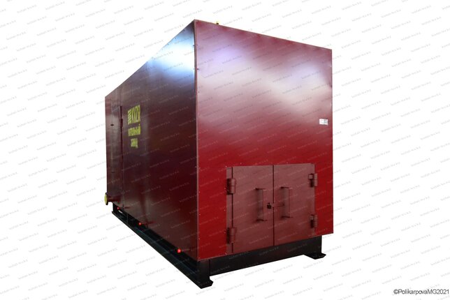 На древесных отходах котел 0.2 МВт